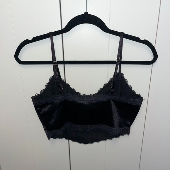 Satin Cropped Cami - Picture 3 of 4